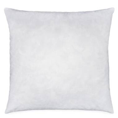 Alwyn Home Decorative Throw Pillow Insert Down Feathers Fill 100% Cotton  Cover Square Pillow Insert & Reviews