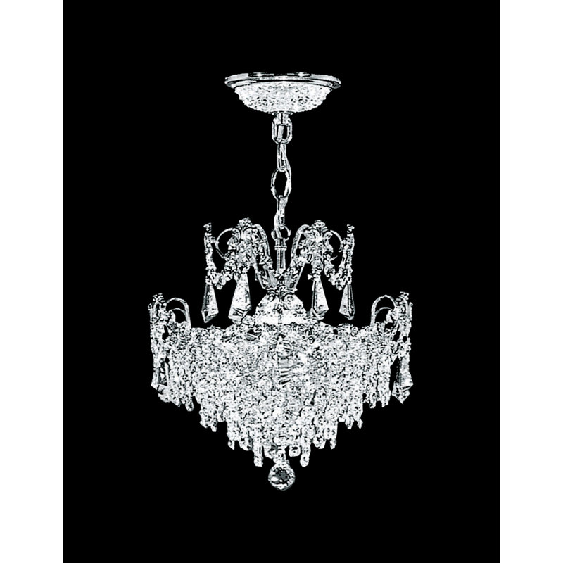 Mini Crystal Chandelier 3 - Light Chandelier, Swarovski Strass