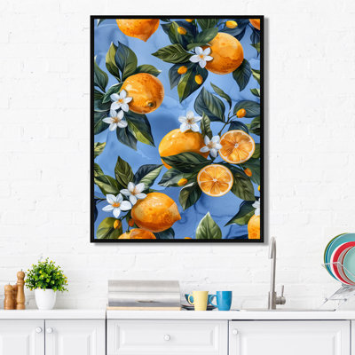 Marlement - fruits, art mural salon