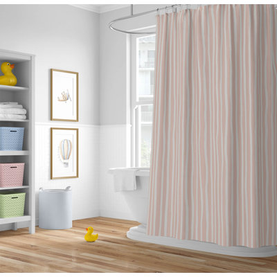 Ribbon Play Ultra-Thin Lightweight Shower Curtain
