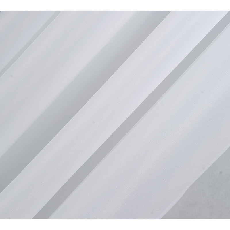 Rideau simple uni avec œillets Gilbert, Blanc