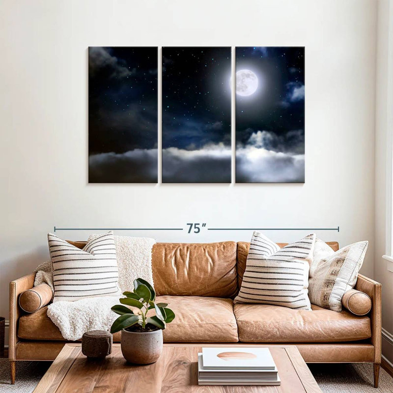 Oberle Glowing Moon, 36" H x 57" W