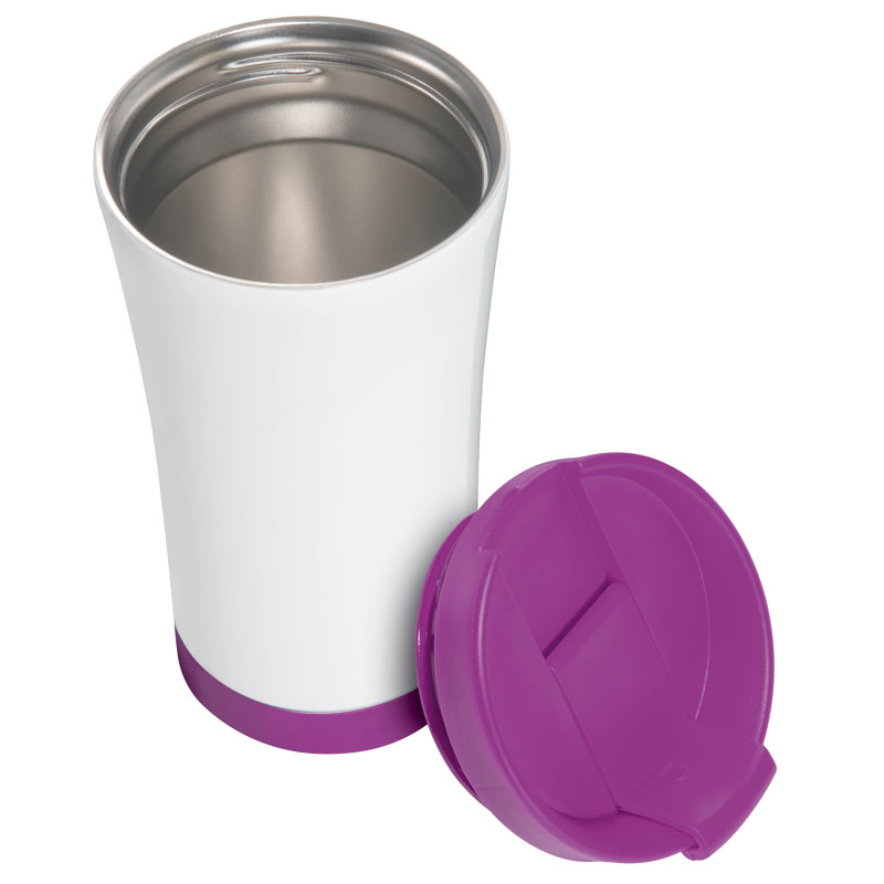 Leitz 380ml Stainless Steel Travel Mug, Purple