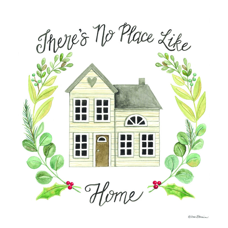 Idiris, il n'y a pas de place comme à la maison - impression sur toile tendue, H 12 po x l 12 po