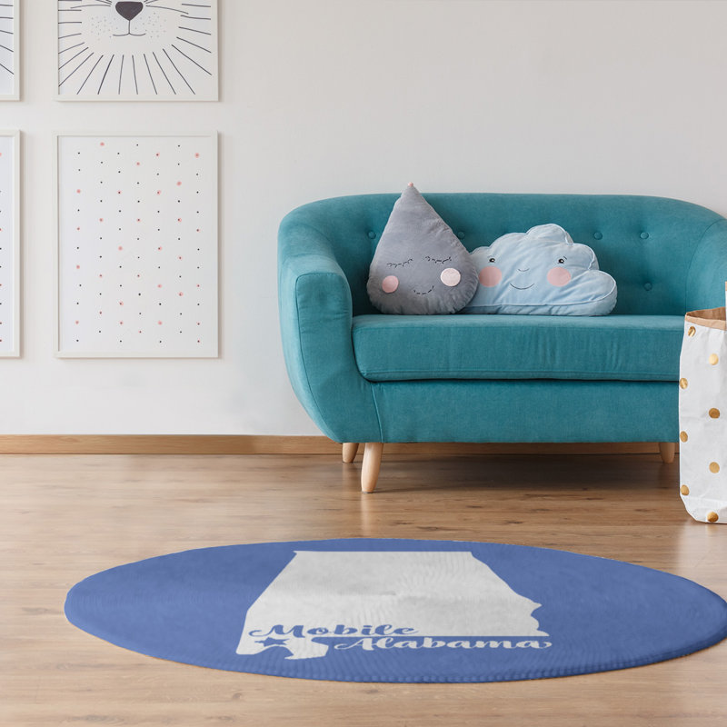 Tapis de poly-chenille en polyester mobile alabama