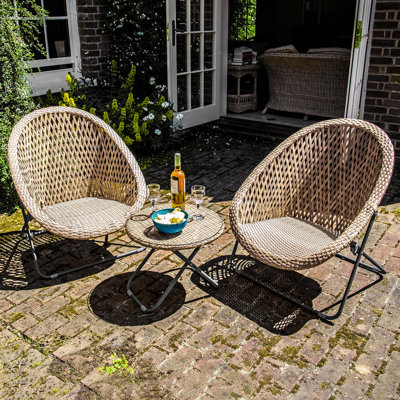 Combien 2 - Person Patio Dining Set with Round Table
