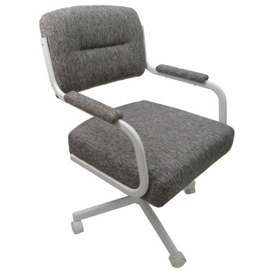 Huriyyah Upholstered Metal Armchair