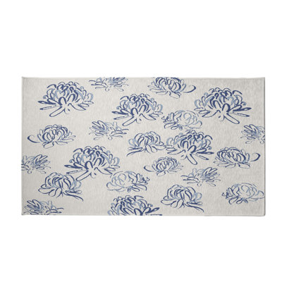 Alvordton Chenille Floral Indoor Rug