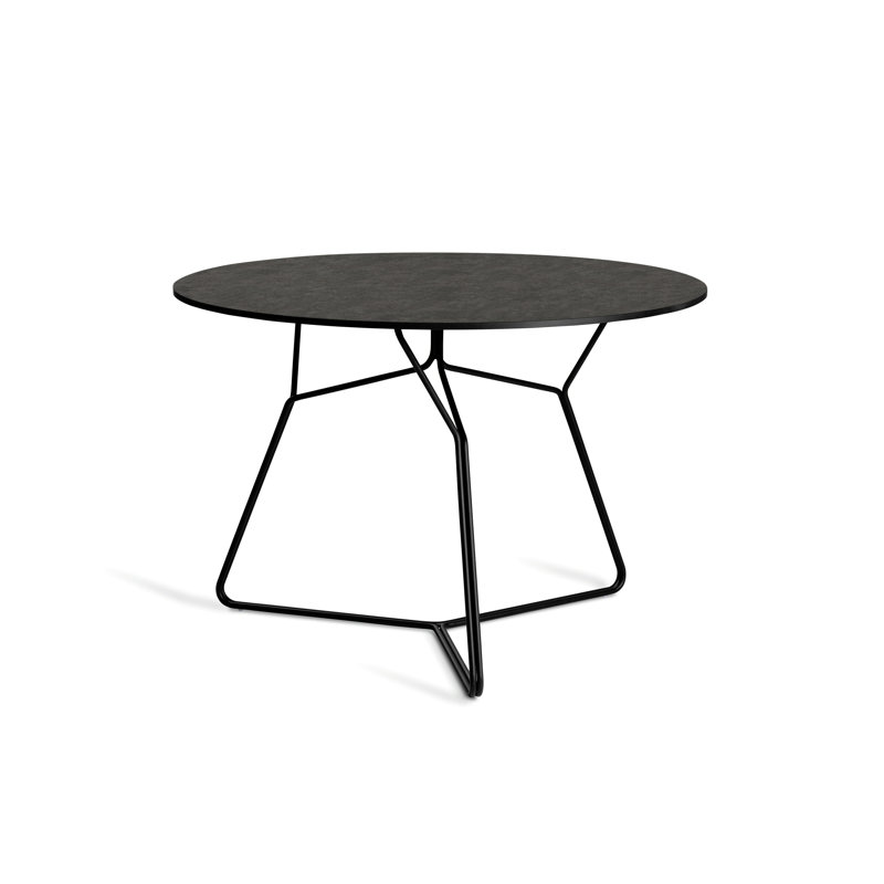 Serac Dining Table, Ceramic Anthracite