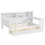 Lit de jour en bois avec tablettes de rangement, tiroirs et bureau Dexter-2018094932-2018094933