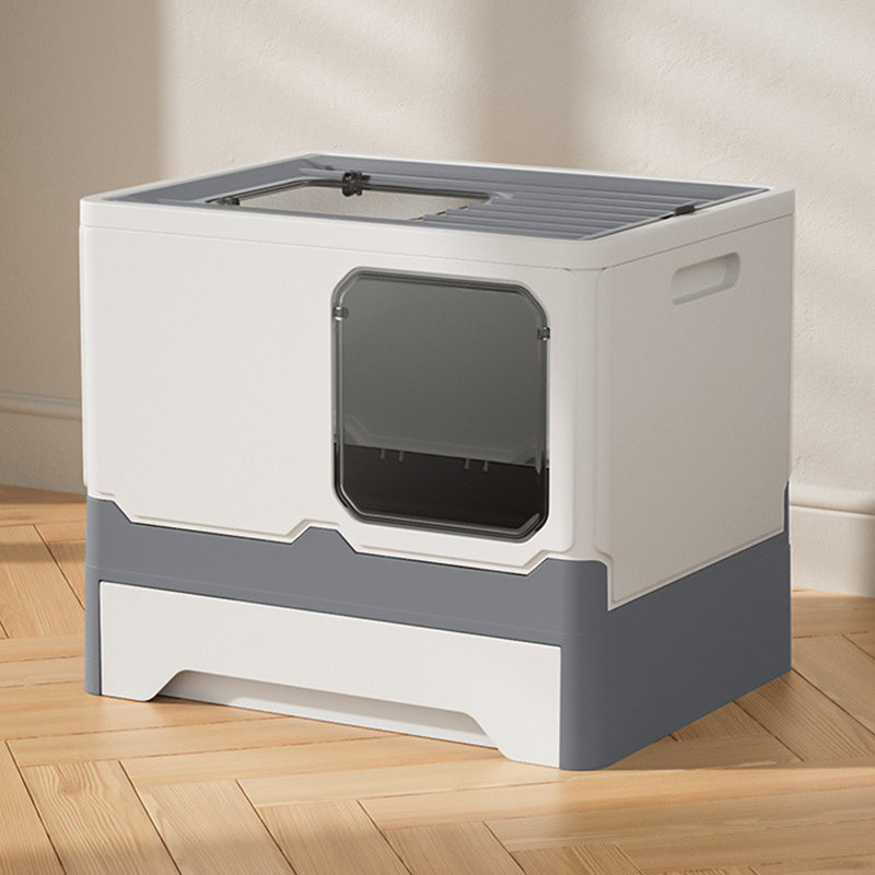 Wilma Plastic Enclosed Litter Box