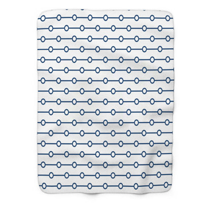 Bleu marine - 1 pièce Sherpa Premium couverture 0156