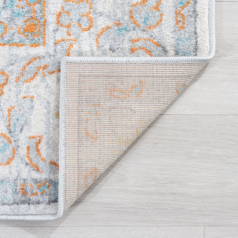 Tapis bleu Mattera, Rond 7 pi 10 po