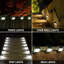 Stainless Steel 8cm H Solar Powered Outdoor Wall Lantern with Dusk to Dawn-254316403