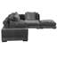 Canapé modulaire de coin avec repose-pieds de 130,5 po Saegan-683540438