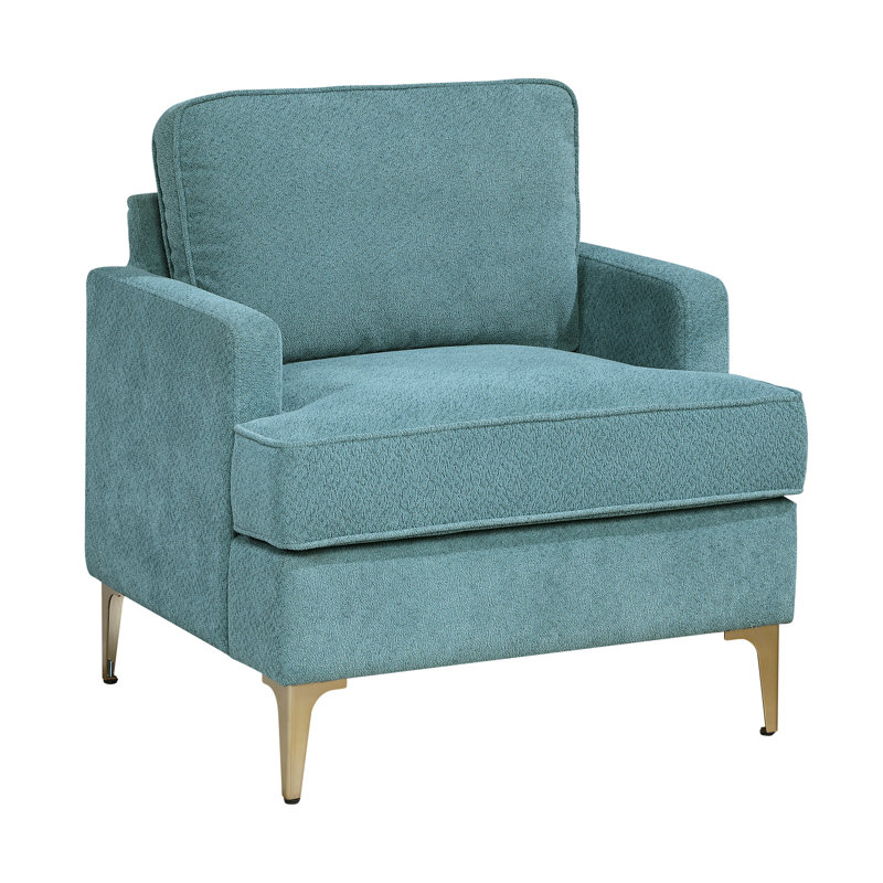 Chaise avec accoudoirs et dossier réversible en contreplaqué et paon avec pieds en métal doré pour le salon, Paon