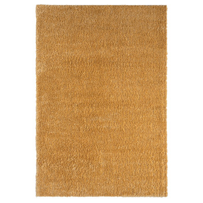 Shaggy Lush Golden Yellow Rug