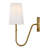 Groover Scalloped Linen Shade Wall Sconce-13492094