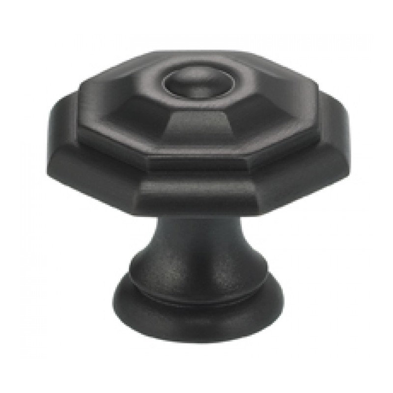 Classic & Modern Geometric Knob, Oil-Rubbed Bronze, 1.18" H x 1.18" W x 1" D