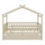 Lit double spacieux en bois avec lit gigogne intégré-736777024