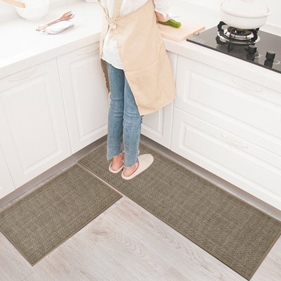 Kitchen Mats,Washable, Anti-Slip, Set Of 2