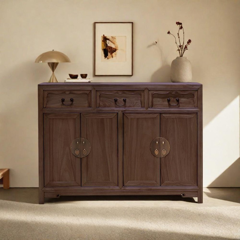Simple Style Home Sideboard, Walnut