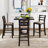 Alizai 4 - Person Solid Wood Top Four Leg Dining Set-653648063