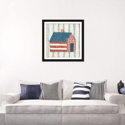 " Americana Quilt III " by David Carter Brown Graphic Art Print
