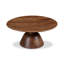 Table basse à 1 piédestal en bois massif James-221683496