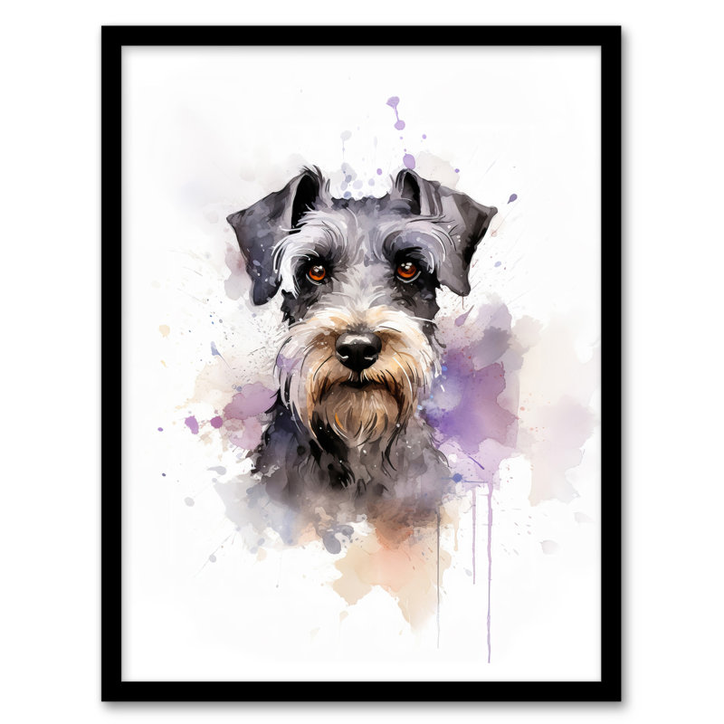 Schnauzer - Single Picture Frame Print