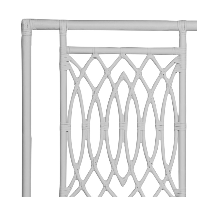 Beckham Open-Frame Headboard, Light Blue, Queen