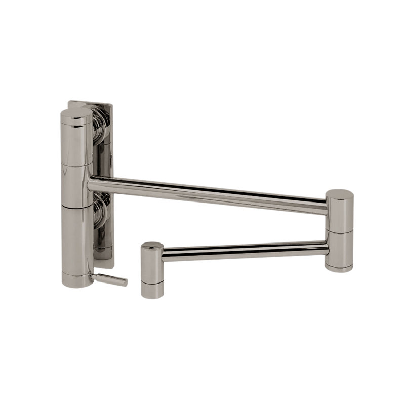 Contemporary Wall Mounted Potfiller, Black Nickel