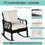 Chaise berçante en aluminium pour l'extérieur