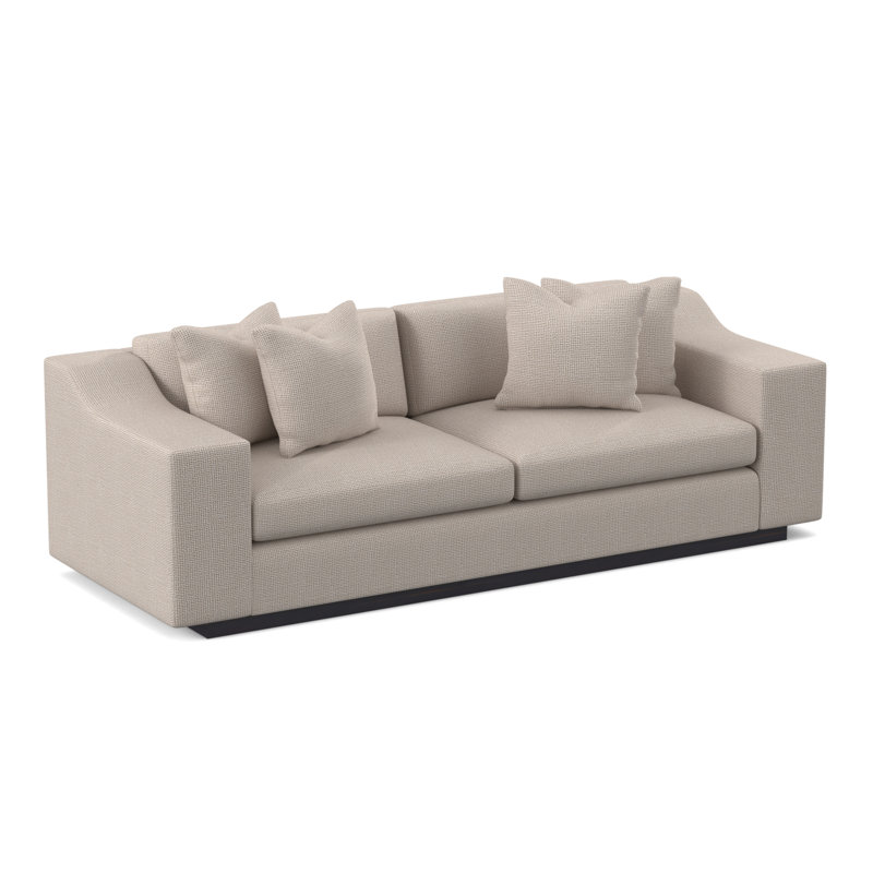 Barrett Sofa, Vintage Ebony, Margaret Uniform Polyester Blend