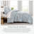 Southshore Fine Linens Pure Melody Reversible Comforter Set in Pure Melody Aqua, Double-Brushed Microfiber Paisley Bedding with Down-Alternative Fill, 1 Comforter and 2 King Pillow Shams, King / California King-979489186-979489197