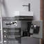 Petit meuble-lavabo mural moderne avec lavabo Modern