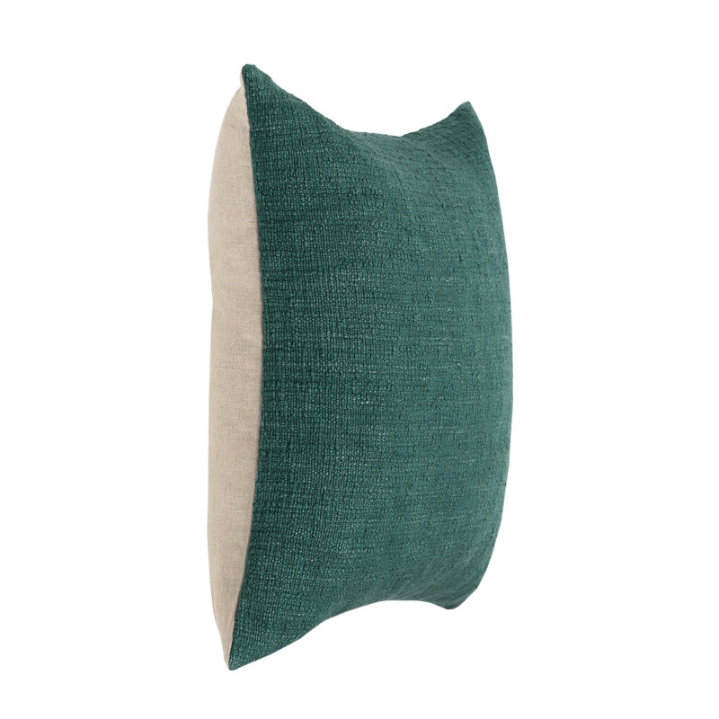 Fable Indoor/Outdoor Pillow Cover & Insert, Green, Square 22"