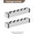 Farmhouse Wooden Candelabra Set Of 2, Rustic Taper Candle Holders For Fireplace Table And Wedding Centerpiece Decor, Natural Wood And Metal Cup Design-1459623977