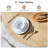 47" Fluted Round Dining Table For 6 With Thickened Edge & Cylindrical Base-65077360
