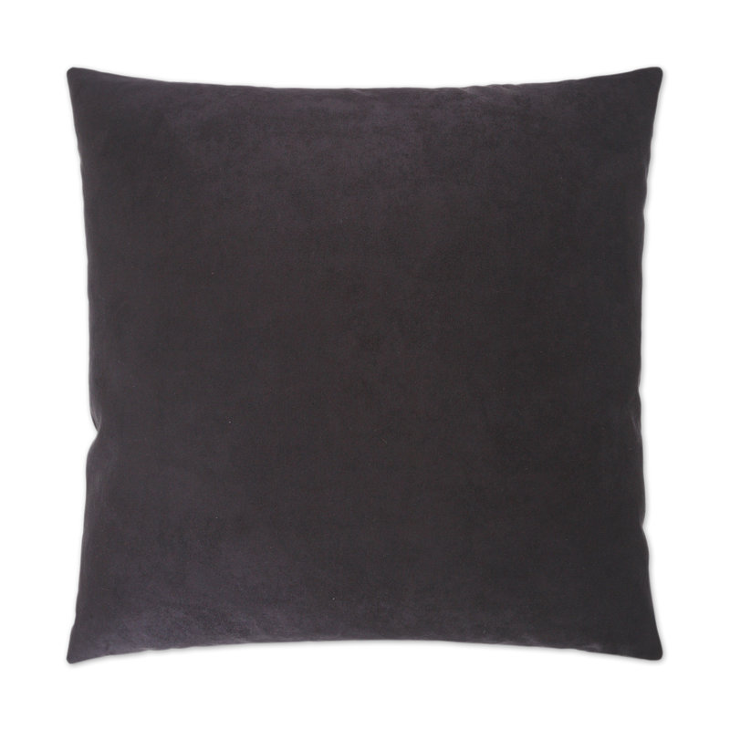 Bella Pillow Cover & Insert, Square 20", Black