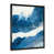 Impression noire sur toile encadrée sélectionné