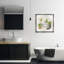 «Bathroom with Plants Floater», art mural sur toile par Nan-1273076765-1273076760