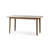 White Rectangular Sintered Stone tabletop Dining table-3113055