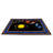KidCarpet Outer Space Nylon Area Rug, 6' x 8'6", Multicolored Kids Bedroom Educational Rug for Playroom Solar System Kids Rug ABC Alphabet Children's Fun Learning Carpet-1076315853