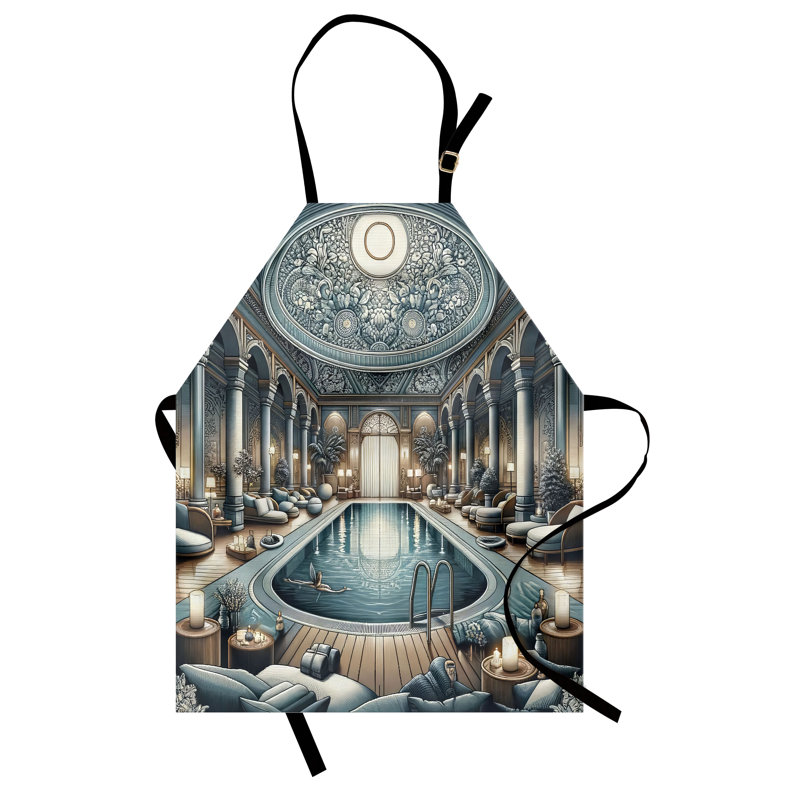 No Pattern Bib Apron