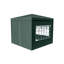 Auvent de mariage 10 pi x 10 pi pour tente de mariage d'extérieur robuste + 4 murs amovibles, vert-125316273