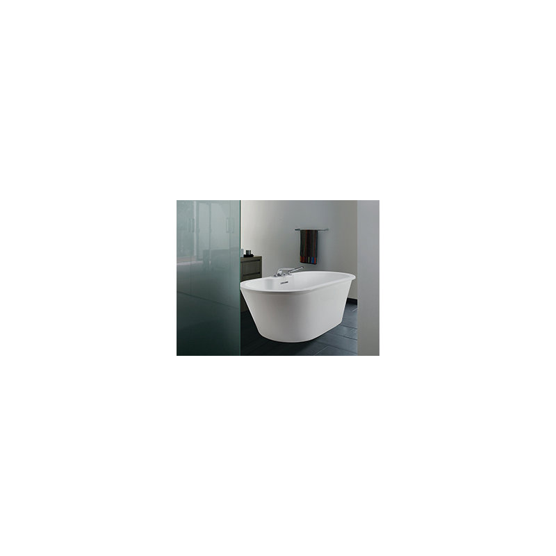 New Yorker 10 Freestanding Soaker Tub, Biscuit