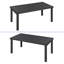 Table de salle à manger d'extérieur rectangulaire L 55 po x l 35,4 po Bittar