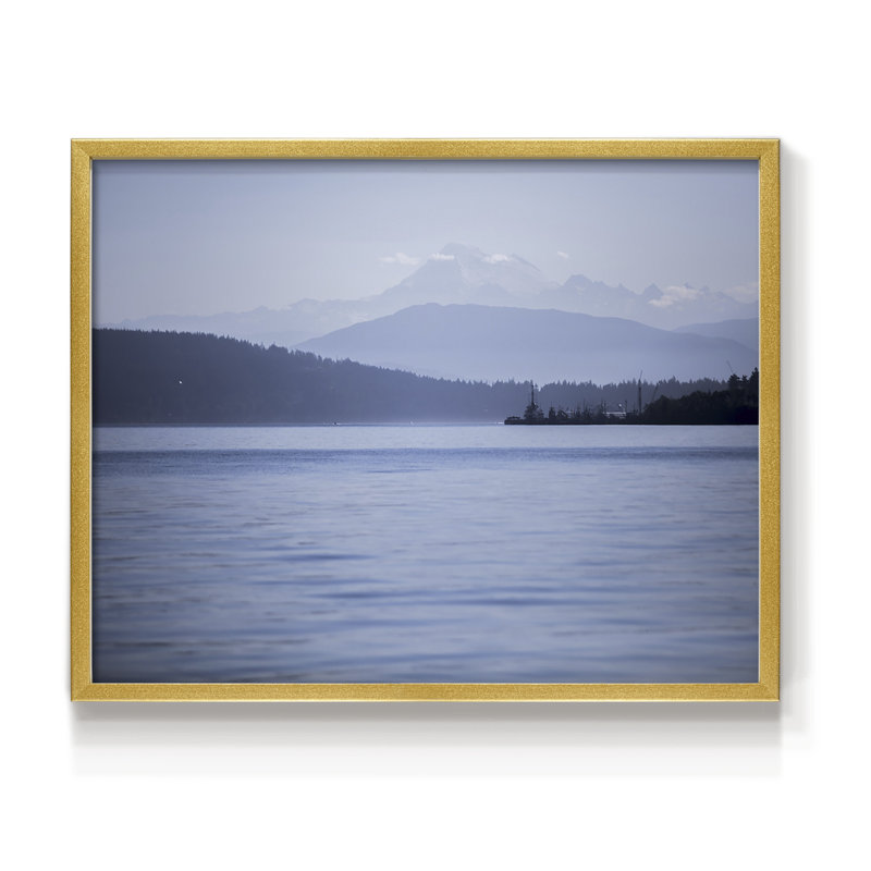 Sérénité bleue - impression encadrée - réversible, H 8 po x l 10 po