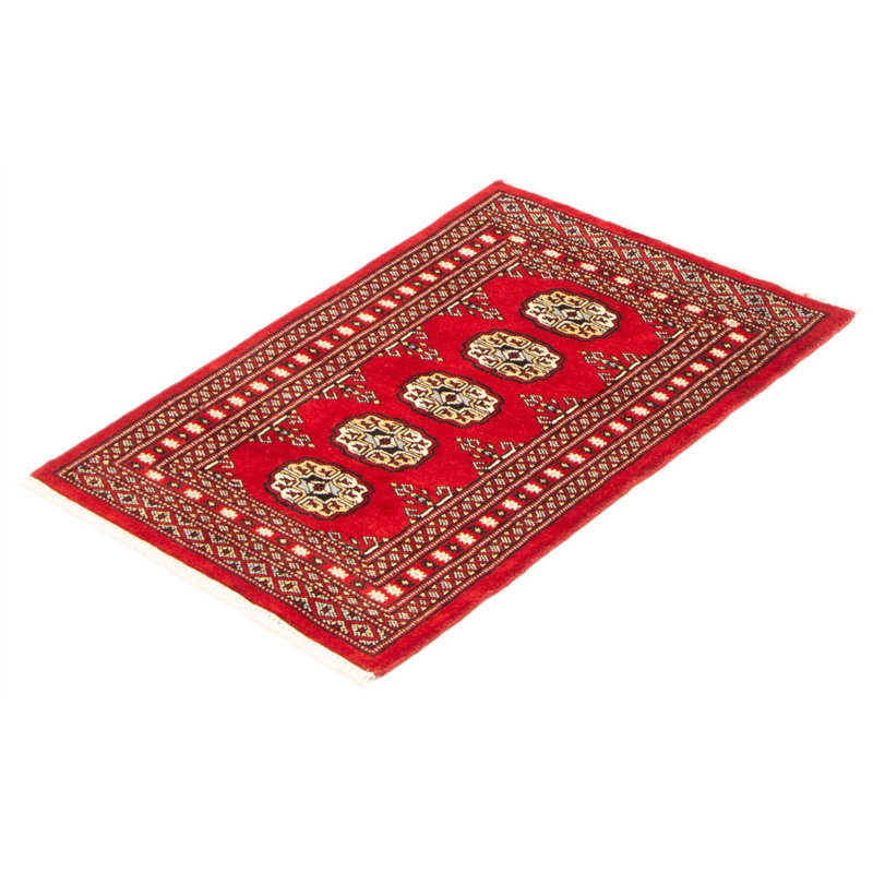 Tapis rouge Peshawar Bokhara 2 pi 1 po x 3 pi 1 po